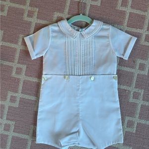 Feldman Brothers Classic White Bobby Suit, 24M, NWT